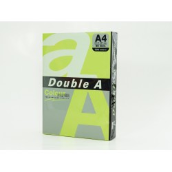 Hartie Color Pentru Copiator A4, 75g/mp, 500coli/top, Double A - Verde Neon