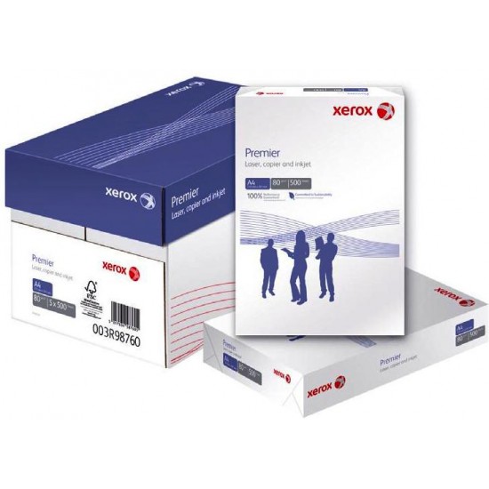 Hartie Alba Pentru Copiator, A4, 80gr/mp, 500coli/top, Xerox Premier