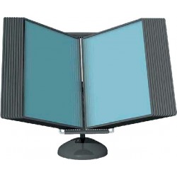 Display De Prezentare De Birou Cu 20 Buzunare A4, Hd Design Vip Special Selection- Antracit