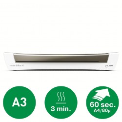 Laminator Leitz Ilam Home Office, A3, Kit Folii Laminare Inclus, Alb Laminator Leitz Ilam Home Office, A3, Kit Folii Laminare Inclus, Alb