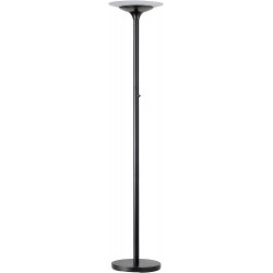 Lampa De Podea Cu Picior, Cu Led, Unilux Variaglass - Neagra