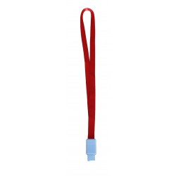 Lanyard Textil, 15mm Latime,clip Retractabil, Kejea - Rosu