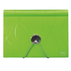 Mapa Plastic Cu 6 Compartimente Leitz Vivanto - Verde