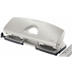Perforator Metalic Leitz 5022 Pentru 4 Perforatii, 16 Coli, Gri