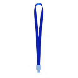Lanyard Textil, 15mm Latime,sliding Clip, Kejea - Albastru