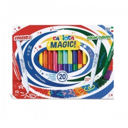 Carioca Erasable, Varf Gros - 6mm, 9+9+2/cutie, Carioca Magic Color Change Carioca Erasable, Varf Gros - 6mm, 9+9+2/cutie, Carioca Magic Color Change