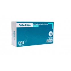 Manusi Nitril Pps, Unica Folosinta, 100 Buc/cutie - Albastre - Marime S