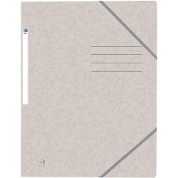 Mapa A4, Carton Multistrat 390g/mp, Cu Elastic, Oxford Top File - Bej