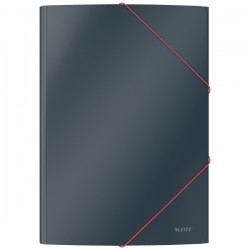 Mapa Cu Elastic Leitz Cosy, Carton Laminat, A4, 150 Coli, Gri Antracit