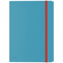 Mapa Cu Elastic Leitz Cosy, Pp, A4, 150 Coli, Cu Buzunar Inclus, Albastru Celest