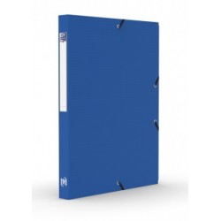 Mapa Din Plastic Cu Elastic, 25mm Latime, Oxford Memphis - Albastru Mapa Din Plastic Cu Elastic, 25mm Latime, Oxford Memphis - Albastru