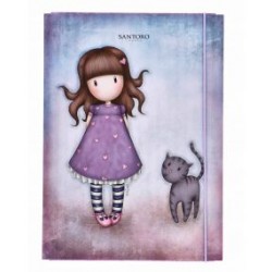 Mapa A4 Cu Elastic Gorjuss Purrrrrfect Pals