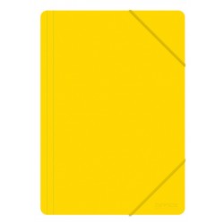 Mapa Plastic Cu Elastic Pe Colturi, 500 Microni, Office Products - Galben