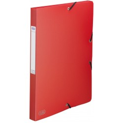 Mapa Din Plastic Cu Elastic, 25mm Latime, Oxford Memphis - Rosu Mapa Din Plastic Cu Elastic, 25mm Latime, Oxford Memphis - Rosu