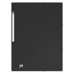 Mapa Din Plastic A4, Cu Elastic, Oxford Memphis - Negru Mapa Din Plastic A4, Cu Elastic, Oxford Memphis - Negru