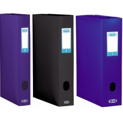 Mapa Plastic A4, Cu Capsa, 40mm Latime, Elba Memphis - Negru