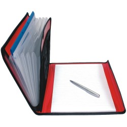 Mapa A4 Cu Blocnotes Si 5 Buzunare Expandabile, Exiton Executive - Negru