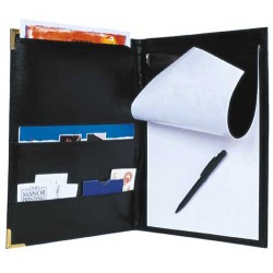 Mapa Conferinte A4,imitatie Piele Neagra,falcon