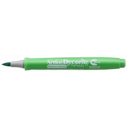 Marker Artline Decorite, Varf Rotund 1.0mm - Verde Metalizat Marker Artline Decorite, Varf Rotund 1.0mm - Verde Metalizat