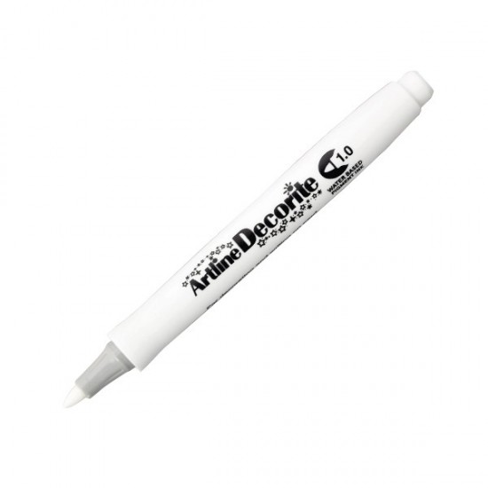 Marker Artline Decorite, Varf Rotund 1.0mm - Alb