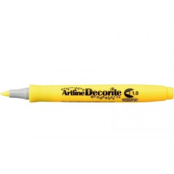 Marker Artline Decorite, Varf Rotund 1.0mm - Galben Marker Artline Decorite, Varf Rotund 1.0mm - Galben
