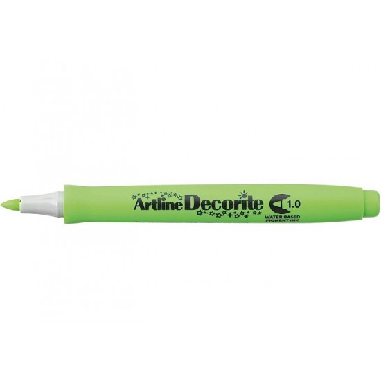 Marker Artline Decorite, Varf Rotund 1.0mm - Vernil
