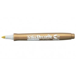 Marker Artline Decorite, Varf Rotund 1.0mm - Auriu Marker Artline Decorite, Varf Rotund 1.0mm - Auriu