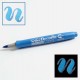 Marker Artline Decorite, Varf Flexibil (tip Pensula) - Albastru Metalizat