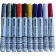 Marker Cu Vopsea Optima Paint 3710, Varf Rotund 4.5mm, Grosime Scriere 2-3mm - Negru