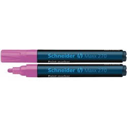Marker Cu Vopsea Schneider Maxx 270, Varf Rotund 1-3mm - Roz Marker Cu Vopsea Schneider Maxx 270, Varf Rotund 1-3mm - Roz