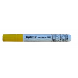 Marker Cu Vopsea Optima Paint 3710, Varf Rotund 4.5mm, Grosime Scriere 2-3mm - Galben Marker Cu Vopsea Optima Paint 3710, Varf Rotund 4.5mm, Grosime Scriere 2-3mm - Galben