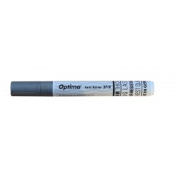 Marker Cu Vopsea Optima Paint 3710, Varf Rotund 4.5mm, Grosime Scriere 2-3mm - Argintiu Marker Cu Vopsea Optima Paint 3710, Varf Rotund 4.5mm, Grosime Scriere 2-3mm - Argintiu