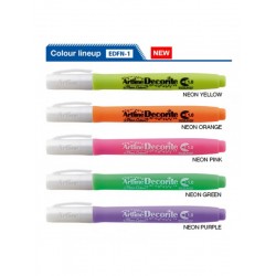 Marker Artline Decorite, Varf Rotund 1.0mm - Galben Neon Marker Artline Decorite, Varf Rotund 1.0mm - Galben Neon