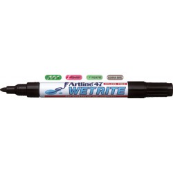 Marker Artline 47, Pentru Suprafete Umede, Corp Metalic, Varf Rotund 1.5mm - Negru Marker Artline 47, Pentru Suprafete Umede, Corp Metalic, Varf Rotund 1.5mm - Negru