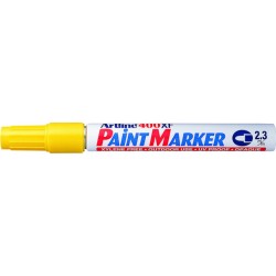 Marker Cu Vopsea Artline 400xf, Corp Metalic, Varf Rotund 2.3mm - Galben Marker Cu Vopsea Artline 400xf, Corp Metalic, Varf Rotund 2.3mm - Galben