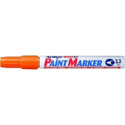 Marker Cu Vopsea Artline 400xf, Corp Metalic, Varf Rotund 2.3mm - Portocaliu Marker Cu Vopsea Artline 400xf, Corp Metalic, Varf Rotund 2.3mm - Portocaliu