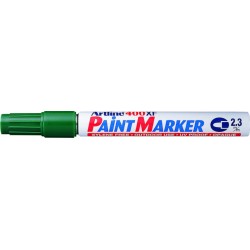 Marker Cu Vopsea Artline 400xf, Corp Metalic, Varf Rotund 2.3mm - Verde Marker Cu Vopsea Artline 400xf, Corp Metalic, Varf Rotund 2.3mm - Verde