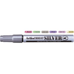 Marker Cu Vopsea Artline 900xf, Corp Metalic, Varf Rotund 2.3mm - Argintiu Marker Cu Vopsea Artline 900xf, Corp Metalic, Varf Rotund 2.3mm - Argintiu