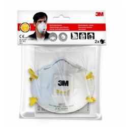 Masca De Protectie Ffp1, Cu Valva, 2 Bucati/set, 3m Cool Flow 8812 - Alba