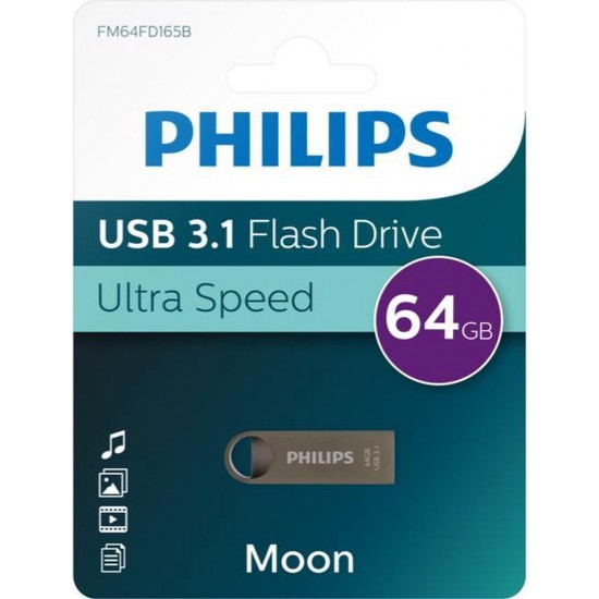 Memory Stick Usb 3.1 - 64gb Philips Moon Edition