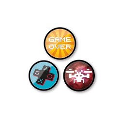 Insigne, 3buc/set, Roller Nikidom - Play