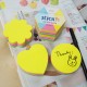 Notes Autoadeziv Die-cut - Inima, 64 X 67 Mm, 250 File, Stick"n - 5 Culori Fluorescente