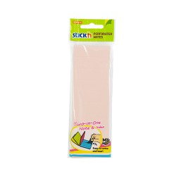 Notes Autoadeziv Perforat 51 X 150 Mm, 60 File, (2 In 1 - Notes/index), Stick"n - 4 Culori Pastel Notes Autoadeziv Perforat 51 X 150 Mm, 60 File, (2 In 1 - Notes/index), Stick"n - 4 Culori Pastel