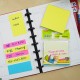 Notes Autoadeziv Perforat 76 X 76 Mm, 80 File, (2 In 1 - Notes/index), Stick"n - 4 Culori Pastel