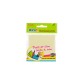 Notes Autoadeziv Perforat 76 X 76 Mm, 80 File, (2 In 1 - Notes/index), Stick"n - 4 Culori Pastel