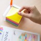 Notes Autoadeziv Cu Suport, 76x76 Mm - 400file/set, 76x14 Mm - 380file/set, Stick"n -culori Asortate