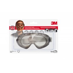 Ochelari De Protectie, Pentru Lichide Sau Praf, 3m Clear 2890 - Transparenti