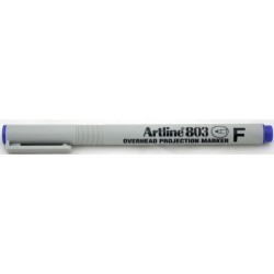 Ohp Non-permanent Marker Artline 803, Varf Fin - 0.5mm - Albastru