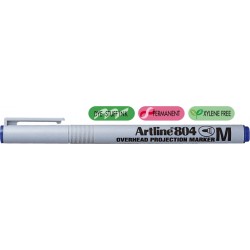 Ohp Non-permanent Marker Artline 804, Varf Mediu - 1.0mm - Albastru