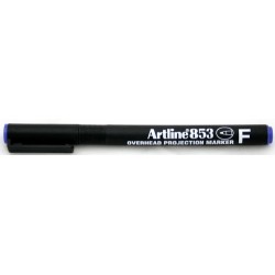 Ohp Permanent Marker Artline 853, Varf Fin - 0.5mm - Albastru Ohp Permanent Marker Artline 853, Varf Fin - 0.5mm - Albastru